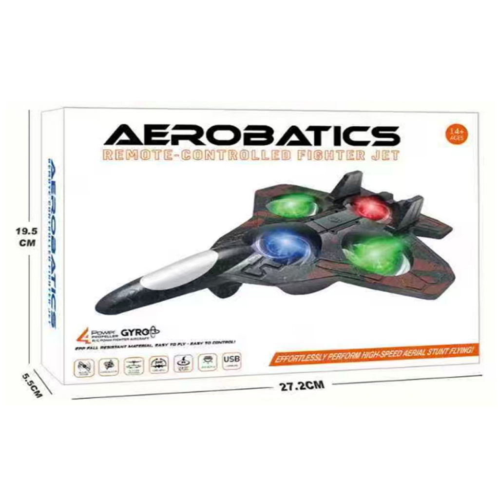 B/O FOAM FIGHTER JET （BLACK/ORANGE） toys