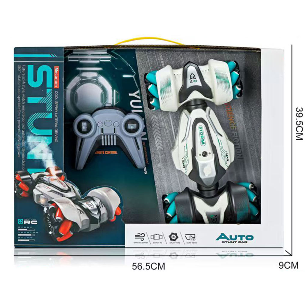 2.4G R/C STUNT CAR W/SPRAY toys