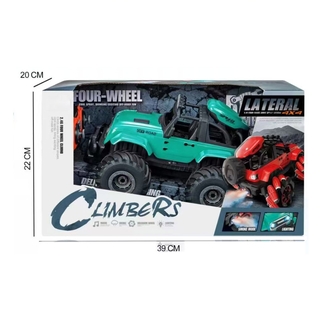 2.4G 1:14 9CH R/C CAR W/LIGHT,SPRAY(3 COLORS) toys