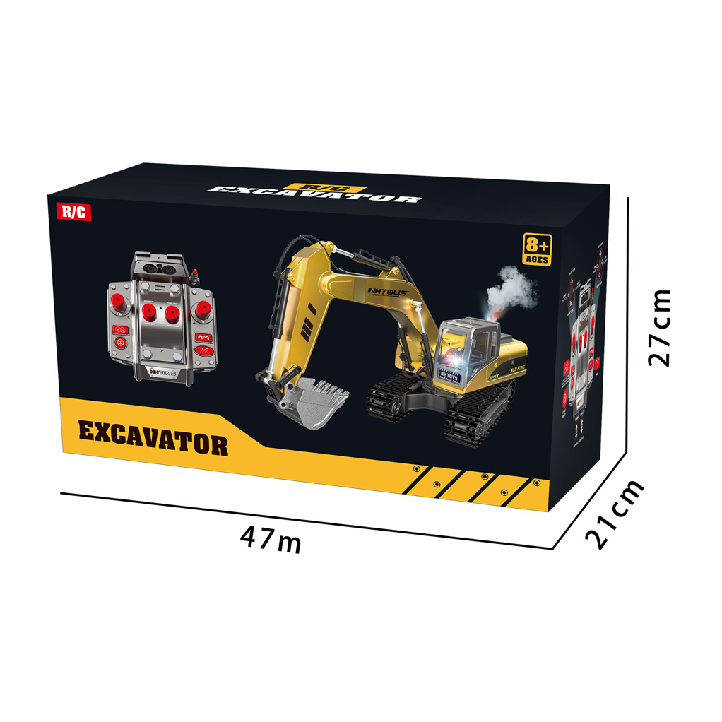 2.4G 1:18 18CH R/C EXCAVATOR TRUCK W/SPRAY toys