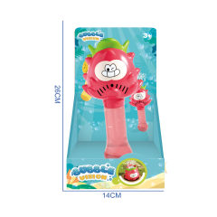 Watermelon/Dragon Fruit Bubble Stick with 1X130ML bubble solution, 3XAA batteries not included toys