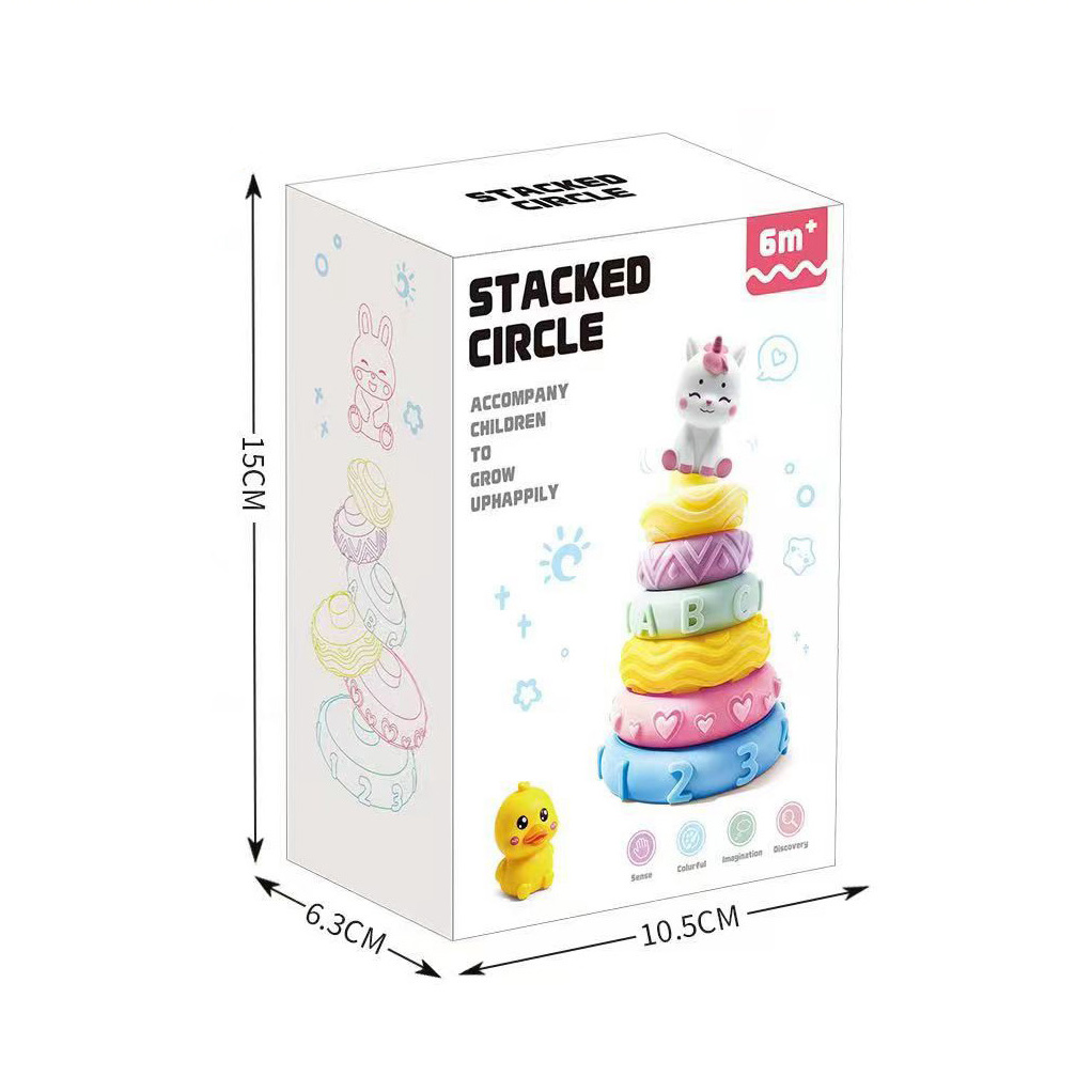 SOFT RUBBER JENGA-RABBIT（7PCS） toys