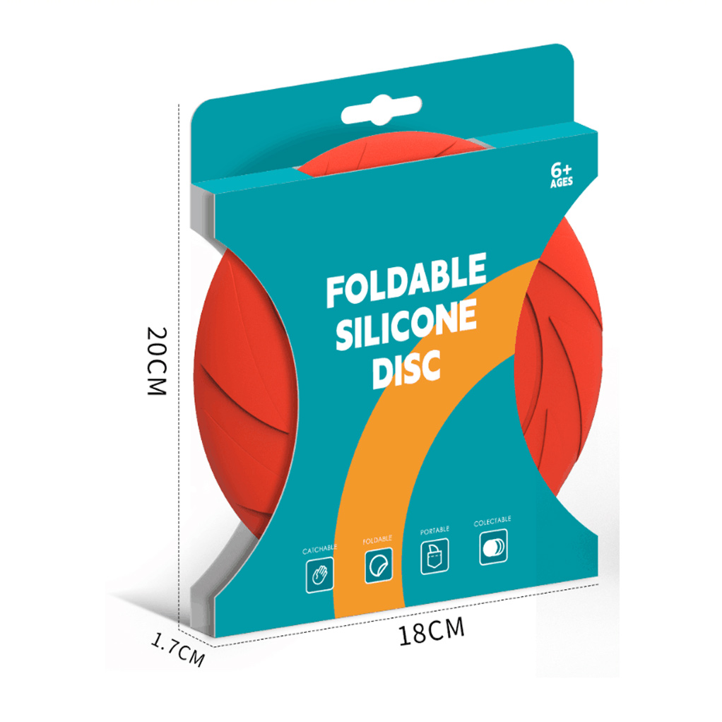 18 CM SILICONE FRISBEE toys