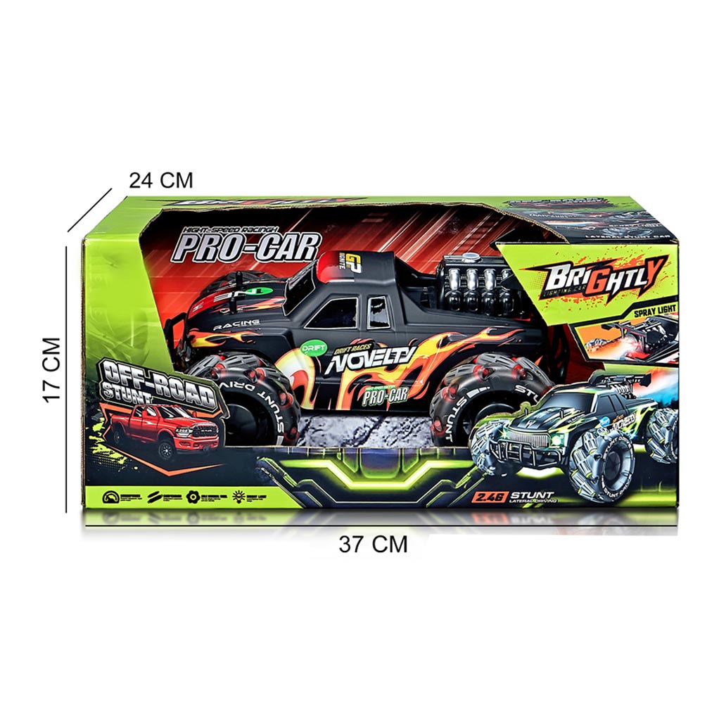 2.4G R/C STUNT CAR W/SPRAY toys